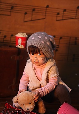 人像,小孩,家人