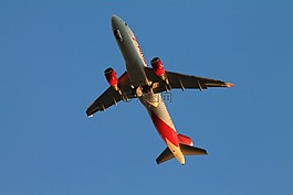 飛機(jī),飛,旅行
