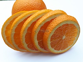 水果,橘子,白