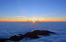 日出,黎明,天空