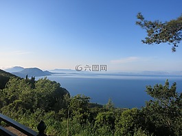 科孚岛,希腊,蓝色