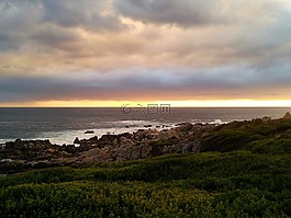 南非,kleinmond,sutset