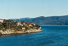 挪威,海岸,结构