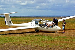 滑翔機,航空,休閑