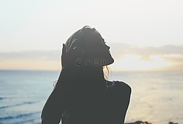 女子,構(gòu)成,側(cè)影
