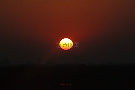 日出,上午,早