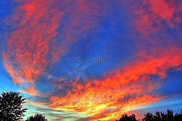 天空,云盖,云表
