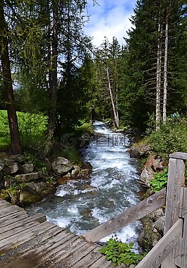 河,景觀,水