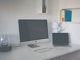 辦公桌,計(jì)算機(jī),的imac