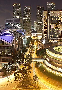 夜,建筑,城市
