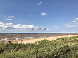 海灘,沙,沙丘