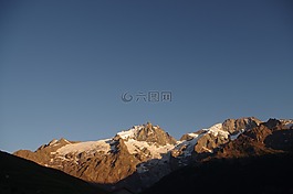 阿爾卑斯山,山,光