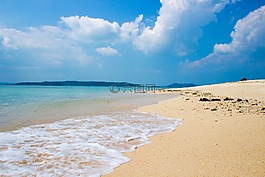 海灘,波,海