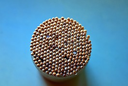 蛋頭,牙簽的頭,頂視圖