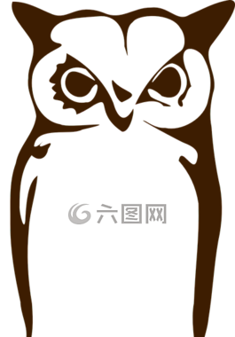 貓頭鷹,圖,孤立