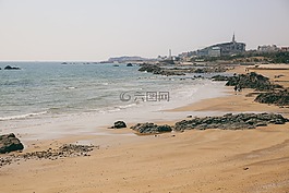 青島,中國,沙灘