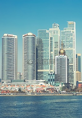 建筑,樓,海洋
