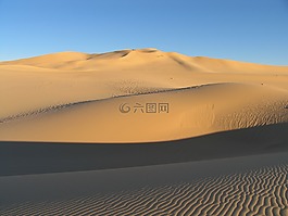 沙漠,天空,沙丘