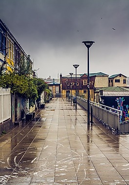 灰色,雨,冬天