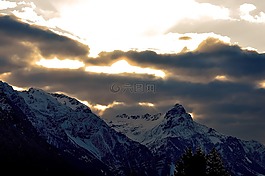 景觀,山,山峰