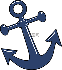 锚点,有光泽,符号