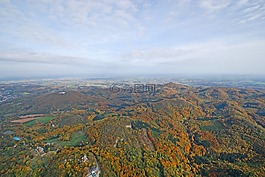 siebengebirge,鸟瞰图,岩龙