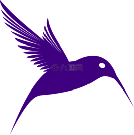 蜂鳥,側(cè)影,飛行