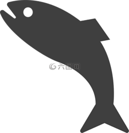 魚,側影,孤立