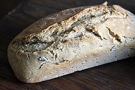 面包,家庭自制,谷物
