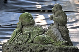 石雕,沙彌,佛教
