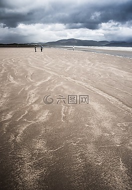 海灘,愛爾蘭,海岸