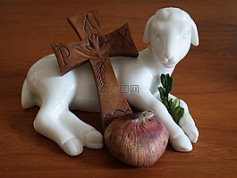 復(fù)活節(jié),羔羊,交叉