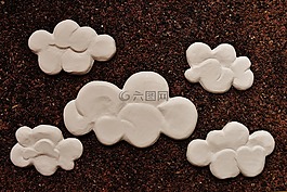 云,石膏,空白
