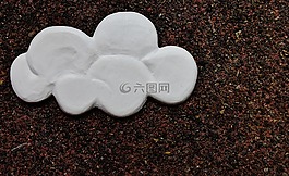 云,石膏,空白