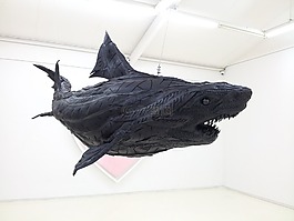 藝術,鯊魚,藝術畫廊