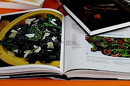 本打开的书,书,教育