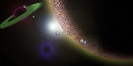 行星,星星,空間