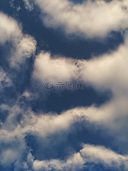 天空,藍(lán)色,自然