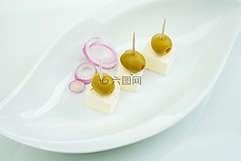 橄欖,奶酪,自助餐