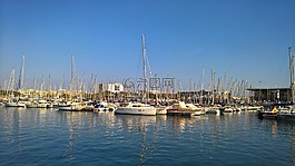 端口,海,帆船