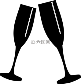 眼鏡,香檳,祝酒