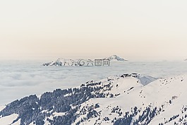 山,雪山,雪