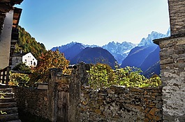 前往soglio瑞士,瑞士山區,瑞士