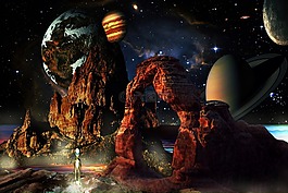 幻想世界,空間,行星