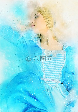 女孩,金發(fā)女郎,睡眠