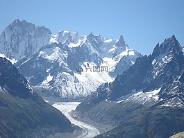 阿爾卑斯山,山,跟蹤