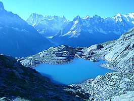 湖,暫停,山高