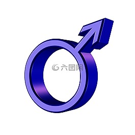 男,符號,男子