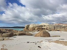 海景,天空,云