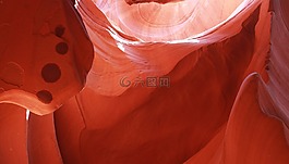 插槽峽谷,羚羊谷,紅色的巖石